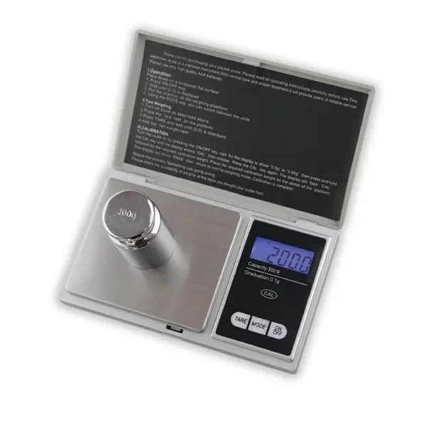 Digitale Bio Mini-Weegschaal – 20g x 0.001g